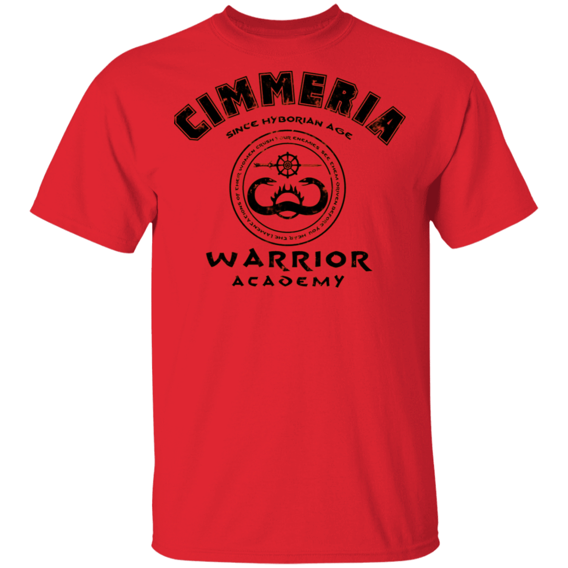 T-Shirts Red / S Cimmeria Warrior Academy T-Shirt