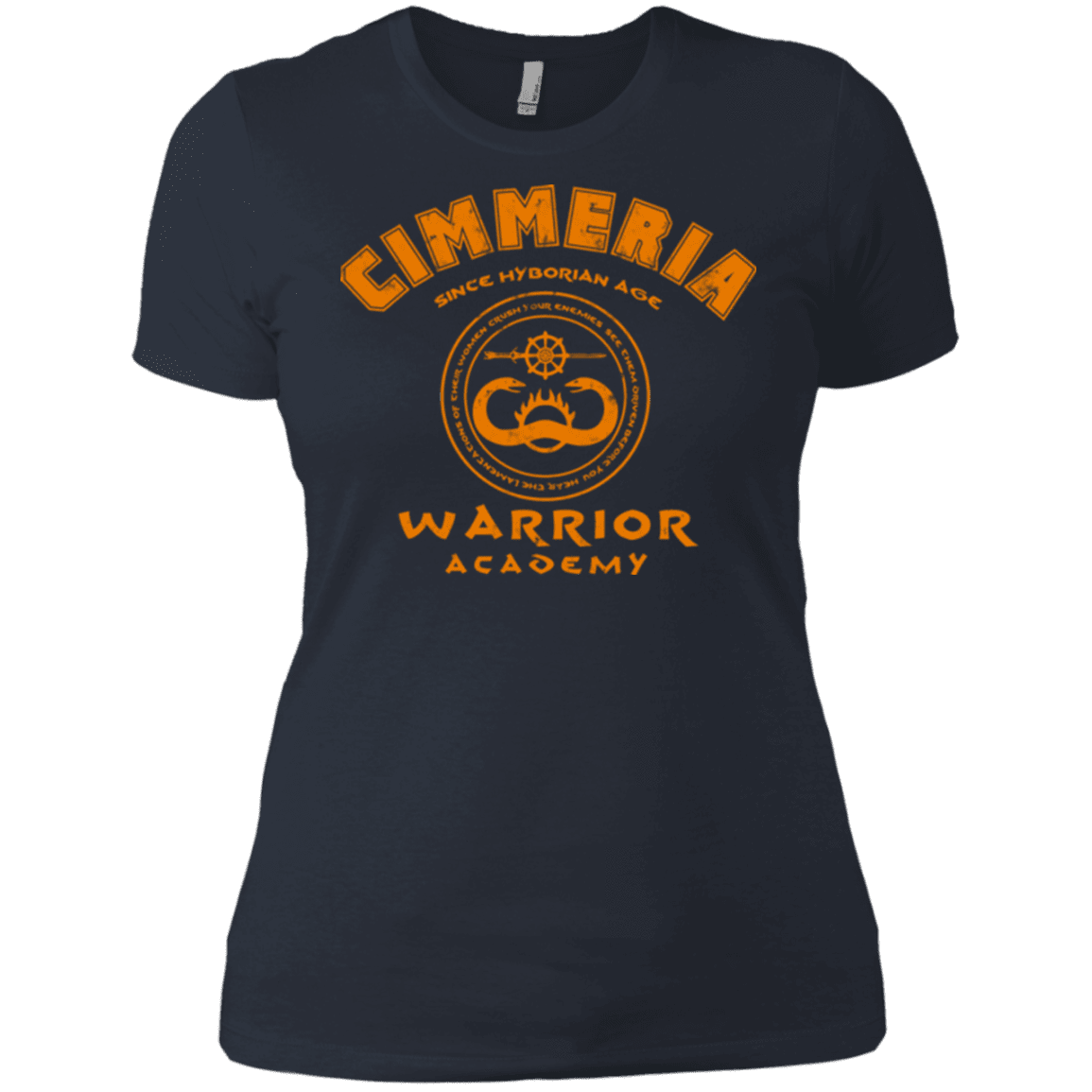 T-Shirts Indigo / X-Small Cimmeria Warrior Academy Women's Premium T-Shirt