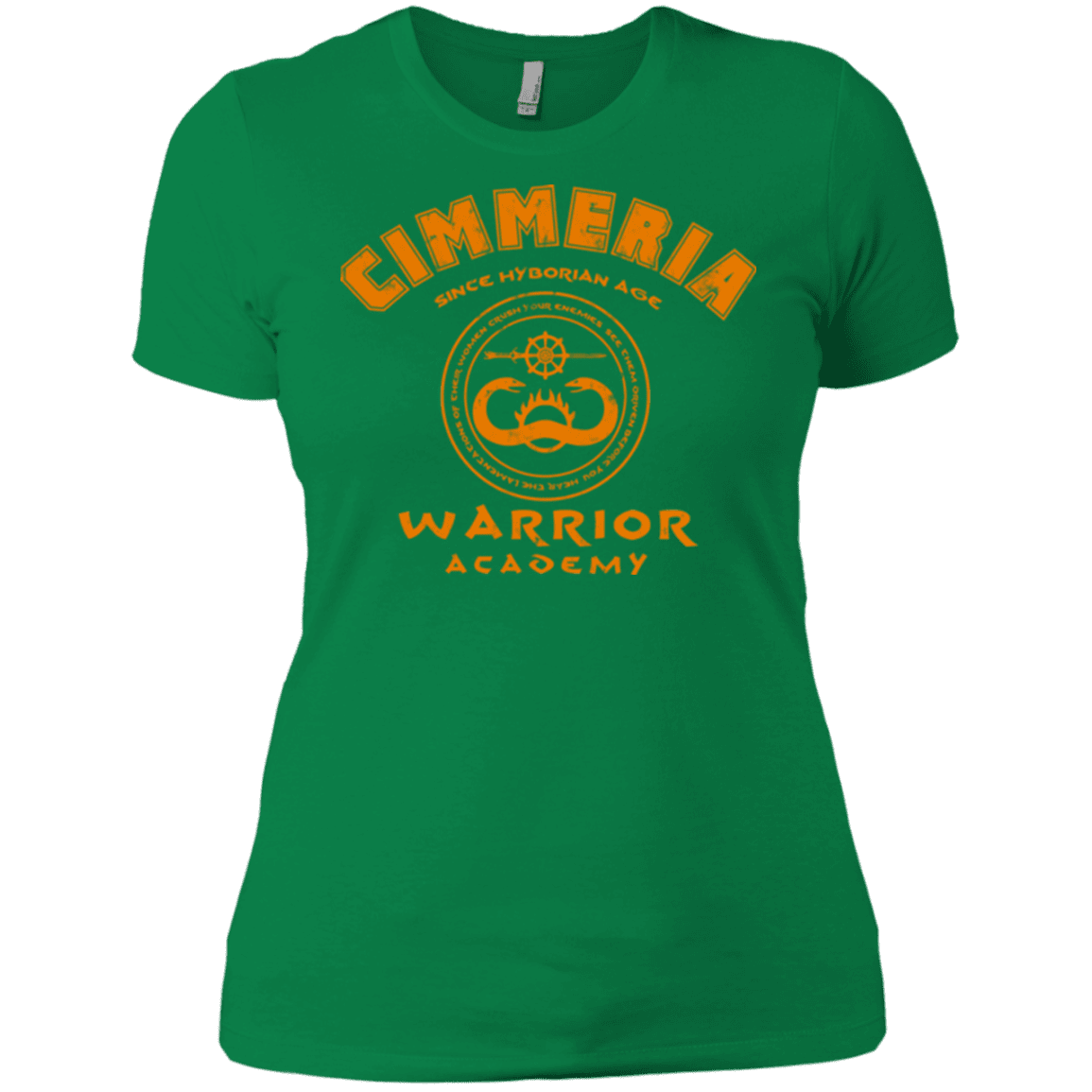 T-Shirts Kelly Green / X-Small Cimmeria Warrior Academy Women's Premium T-Shirt