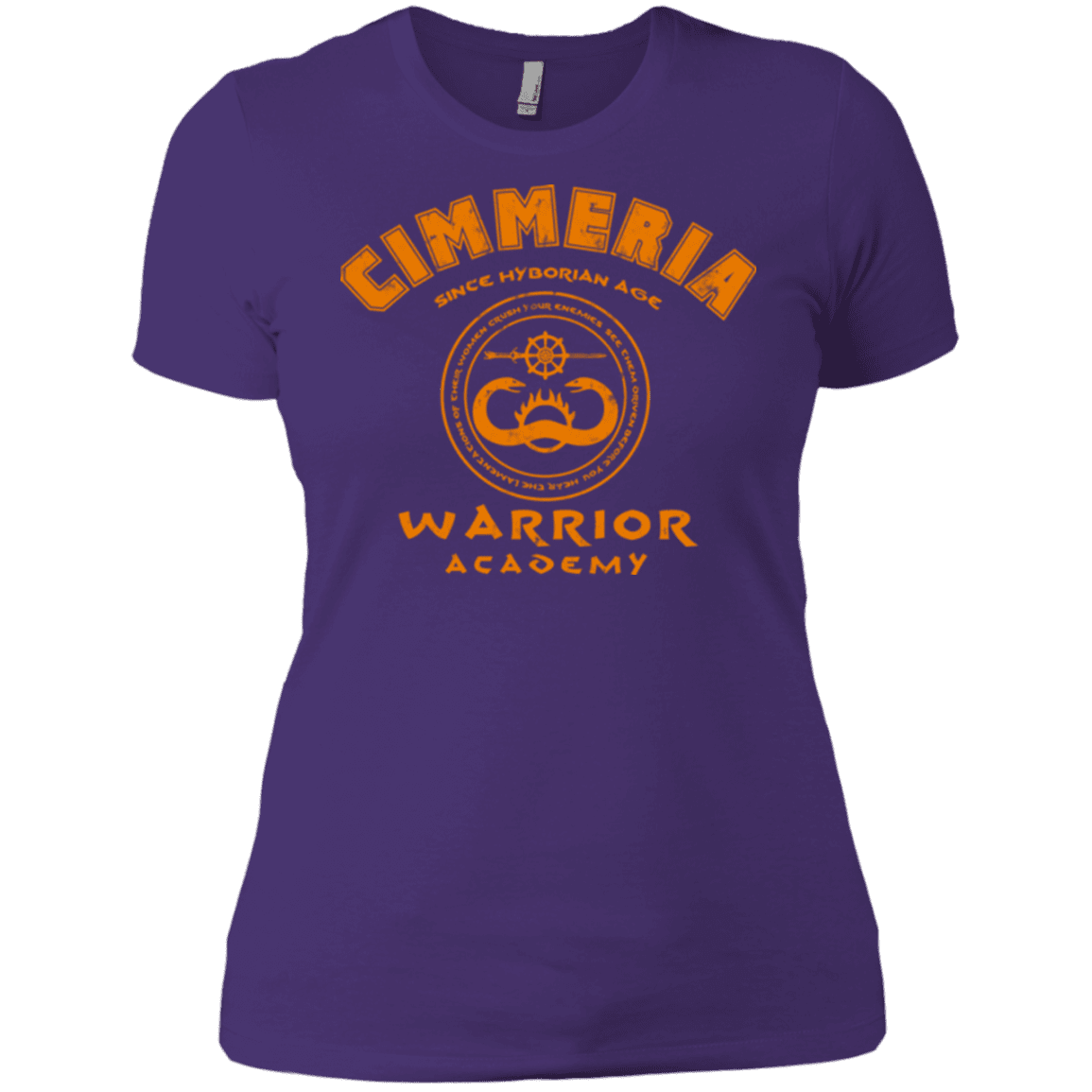 T-Shirts Purple / X-Small Cimmeria Warrior Academy Women's Premium T-Shirt