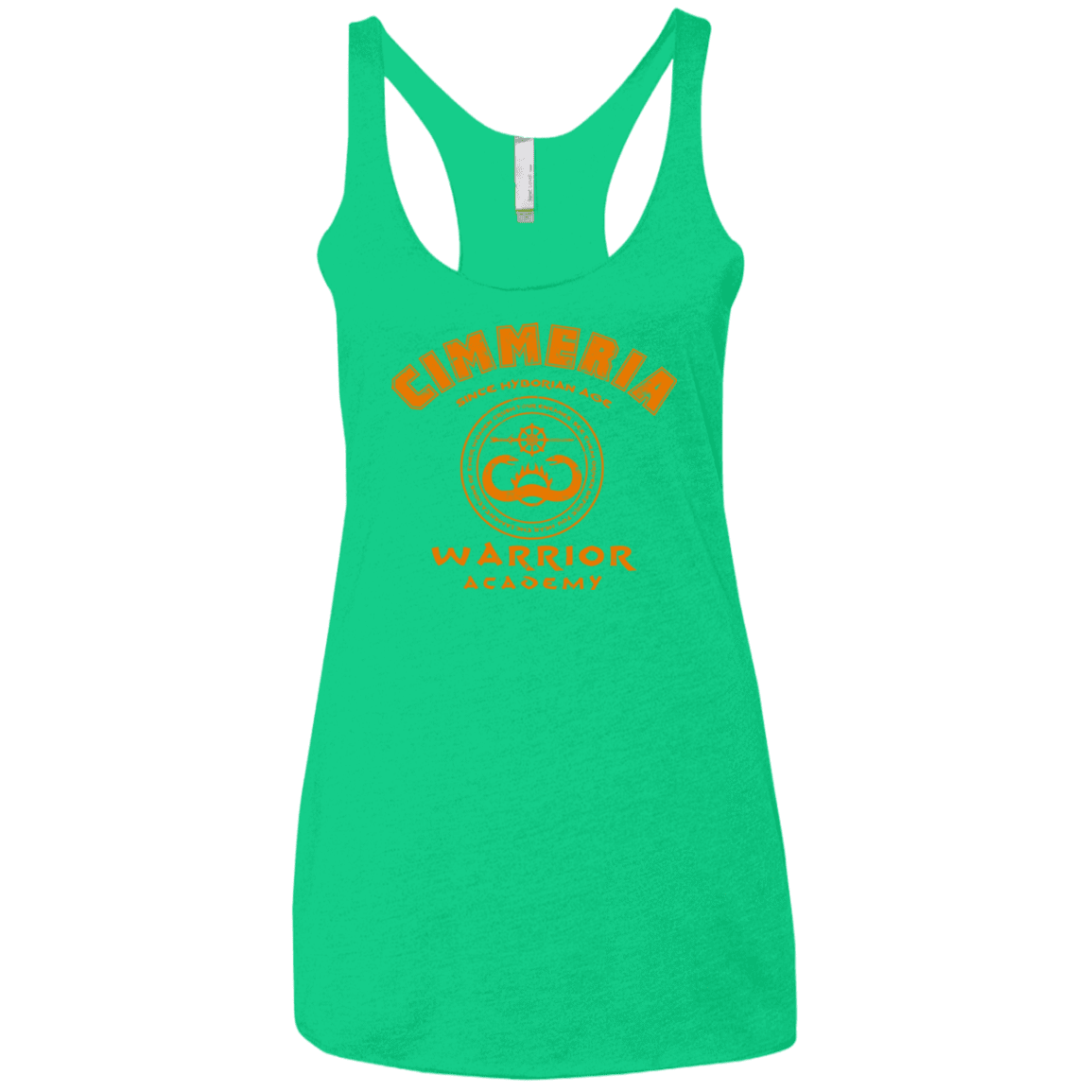 T-Shirts Envy / X-Small Cimmeria Warrior Academy Women's Triblend Racerback Tank