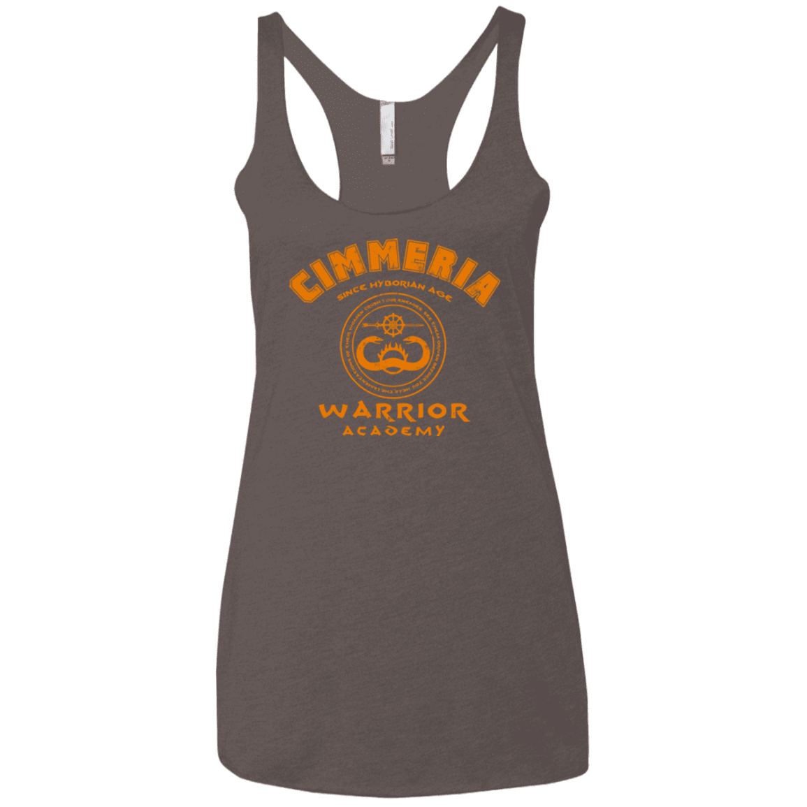 T-Shirts Macchiato / X-Small Cimmeria Warrior Academy Women's Triblend Racerback Tank