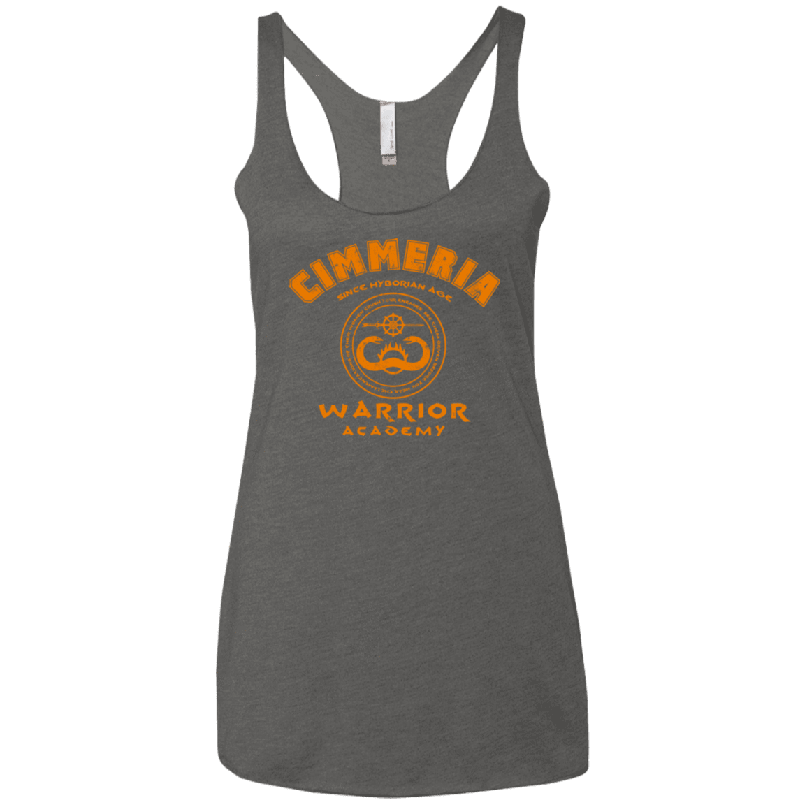 T-Shirts Premium Heather / X-Small Cimmeria Warrior Academy Women's Triblend Racerback Tank