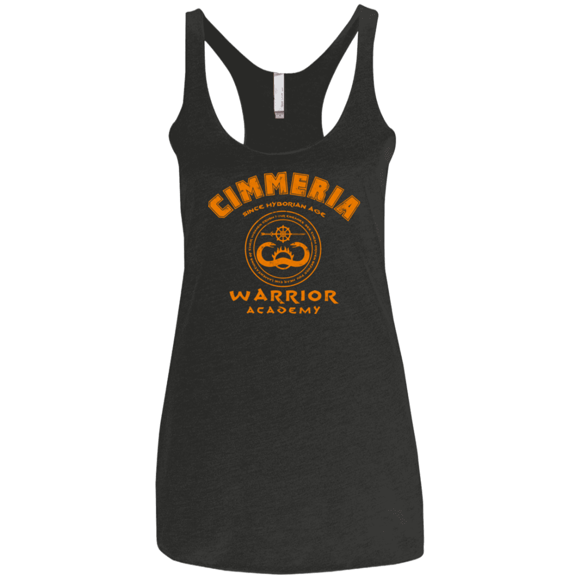 T-Shirts Vintage Black / X-Small Cimmeria Warrior Academy Women's Triblend Racerback Tank