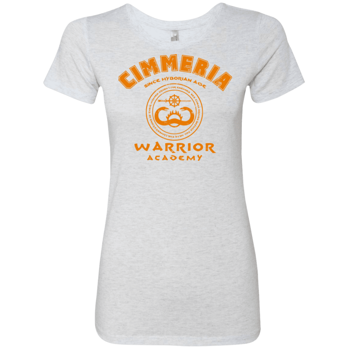 T-Shirts Heather White / Small Cimmeria Warrior Academy Women's Triblend T-Shirt