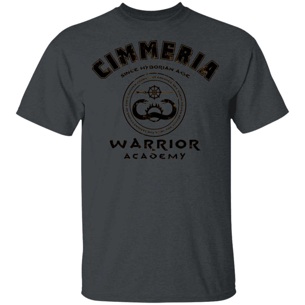 T-Shirts Dark Heather / YXS Cimmeria Warrior Academy Youth T-Shirt
