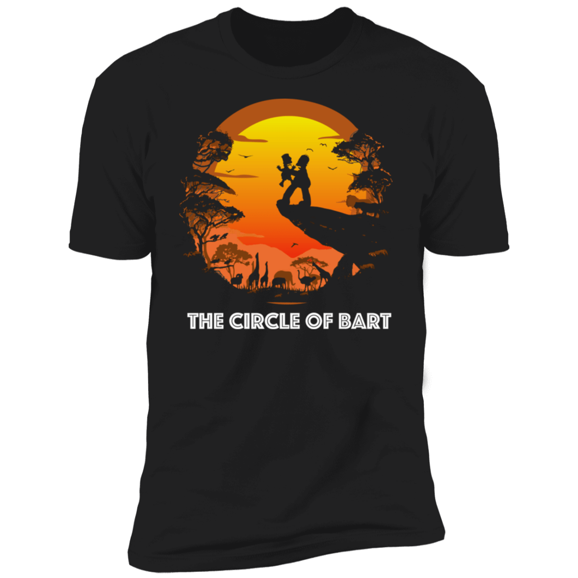 T-Shirts Black / X-Small Circle of Bart Men's Premium T-Shirt