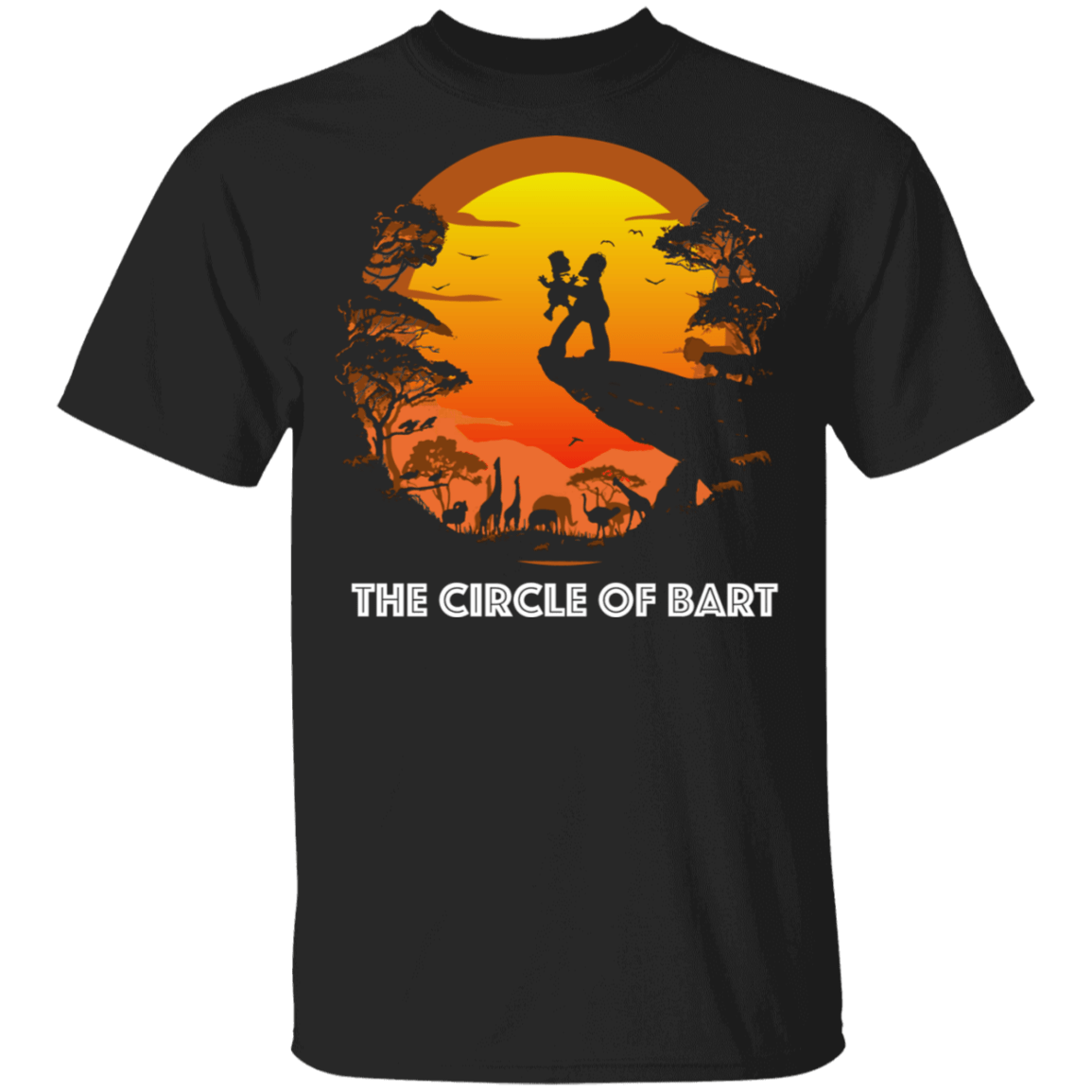 T-Shirts Black / S Circle of Bart T-Shirt