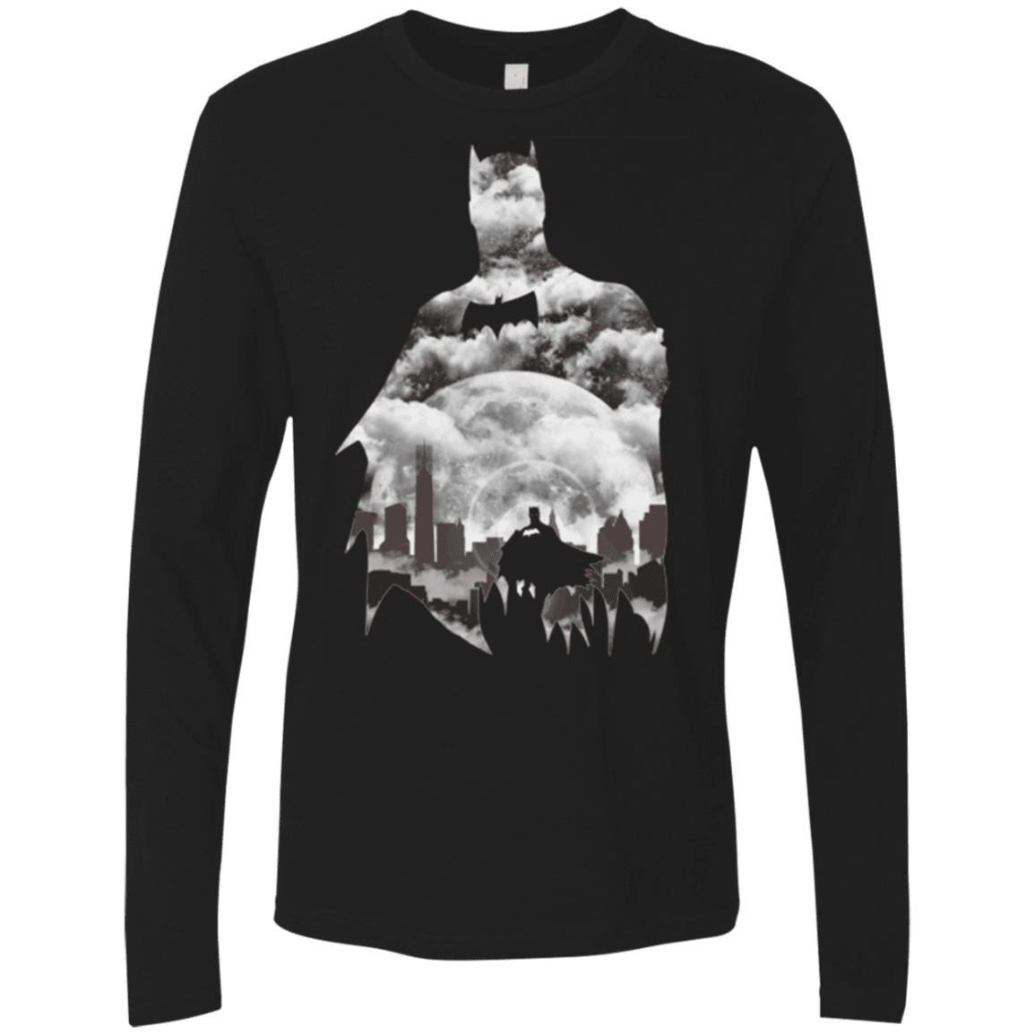 T-Shirts Black / Small City by Night Men's Premium Long Sleeve