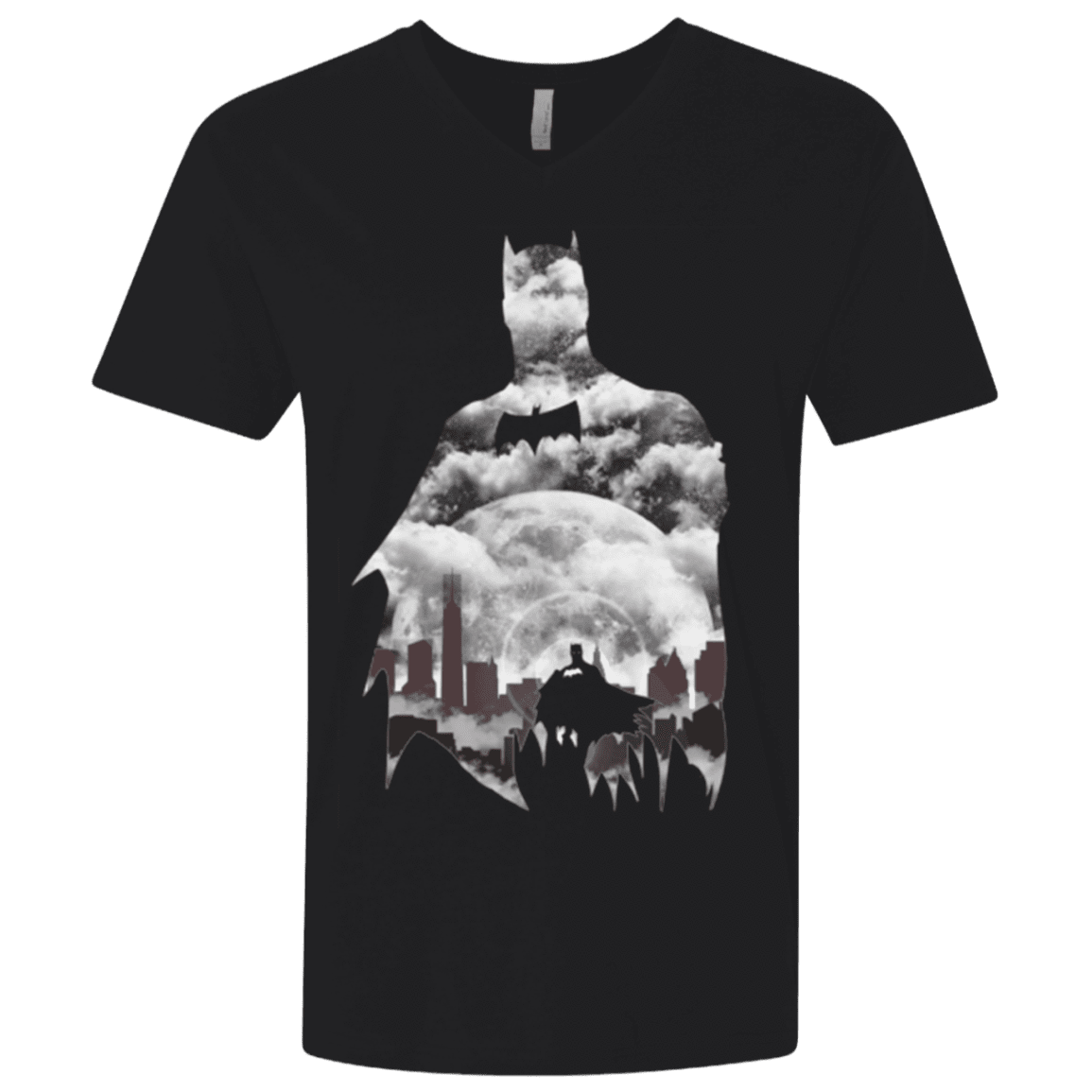 T-Shirts Black / X-Small City by Night Men's Premium V-Neck