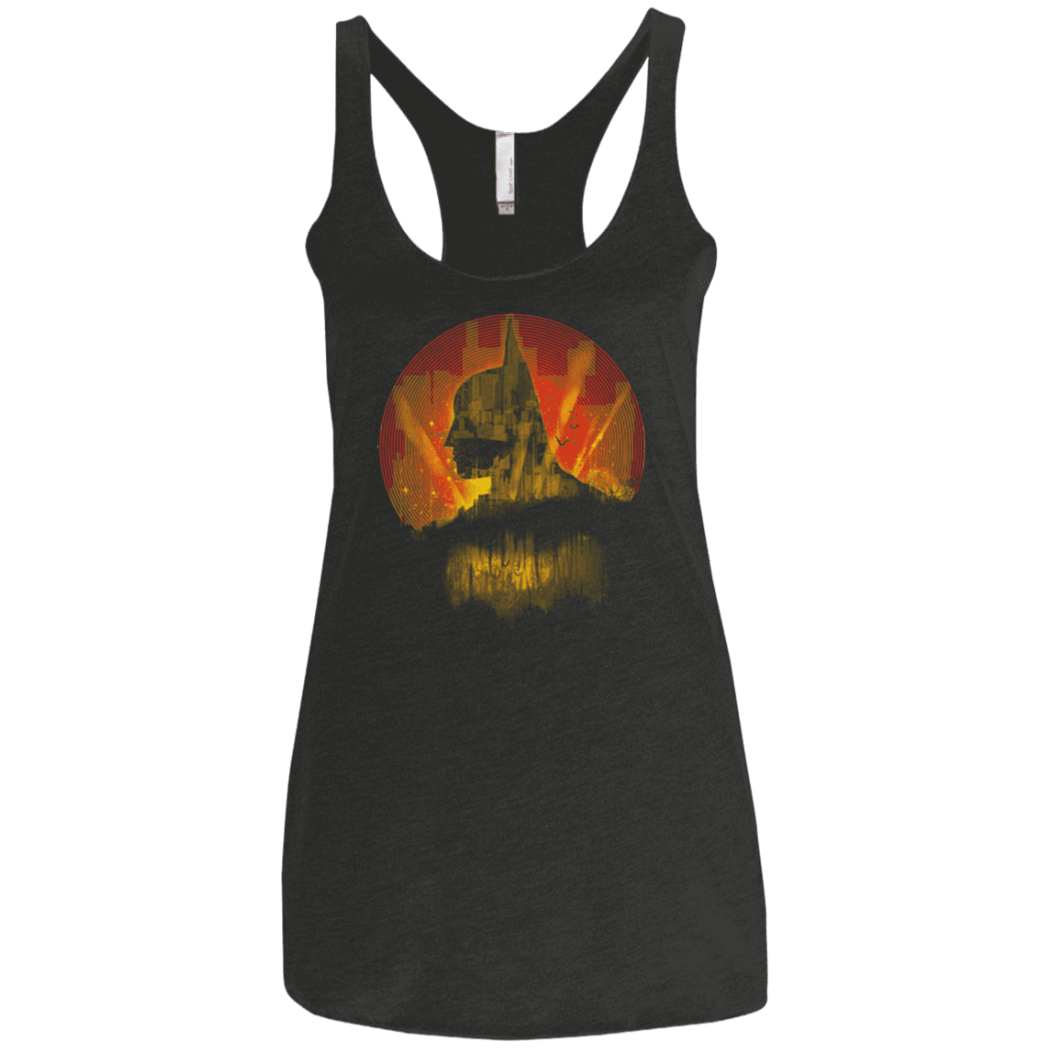 T-Shirts Vintage Black / X-Small City Knight Doc Orange Women's Triblend Racerback Tank