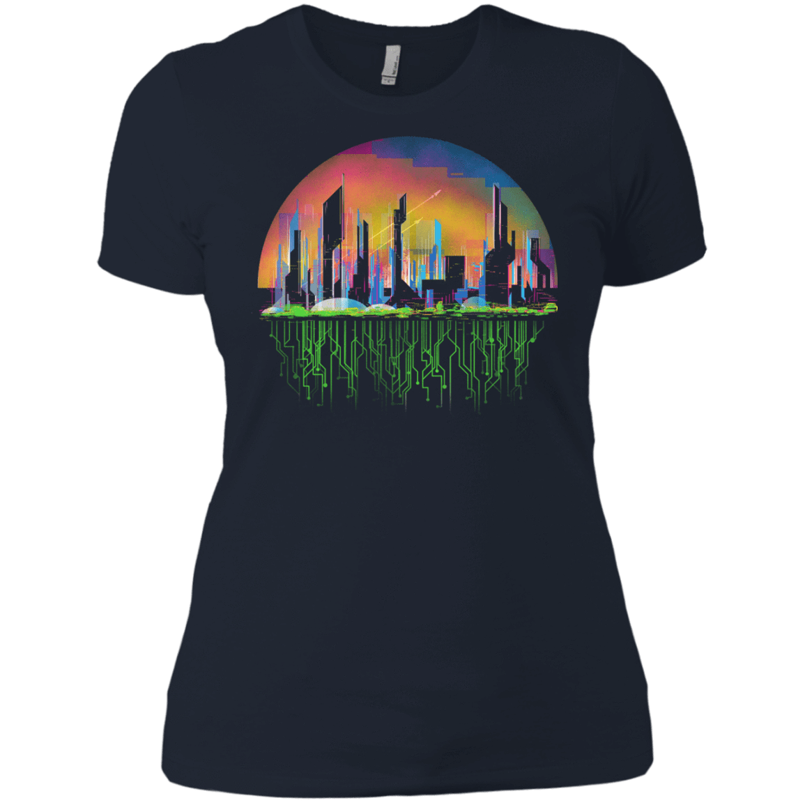 T-Shirts Midnight Navy / X-Small City of Tomorrow Women's Premium T-Shirt