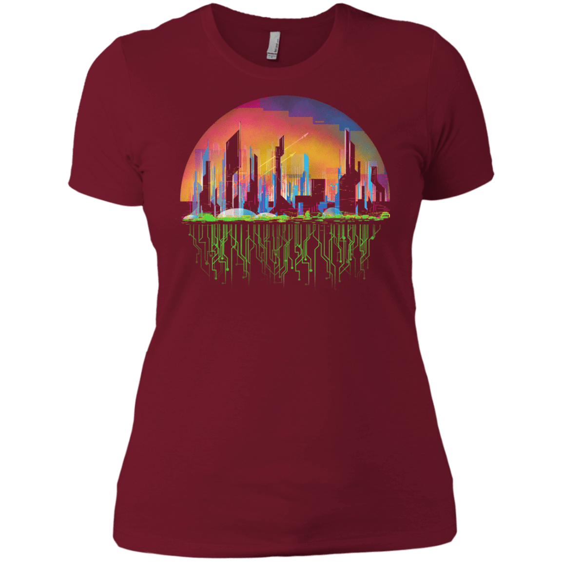 T-Shirts Scarlet / X-Small City of Tomorrow Women's Premium T-Shirt