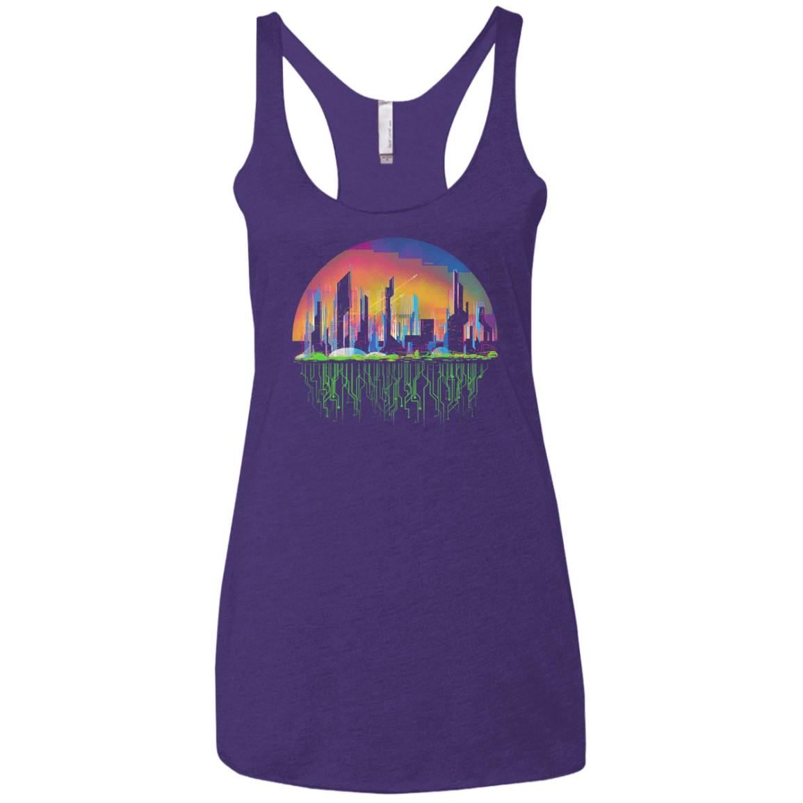 City of Tomorrow Women's Triblend Racerback Tank