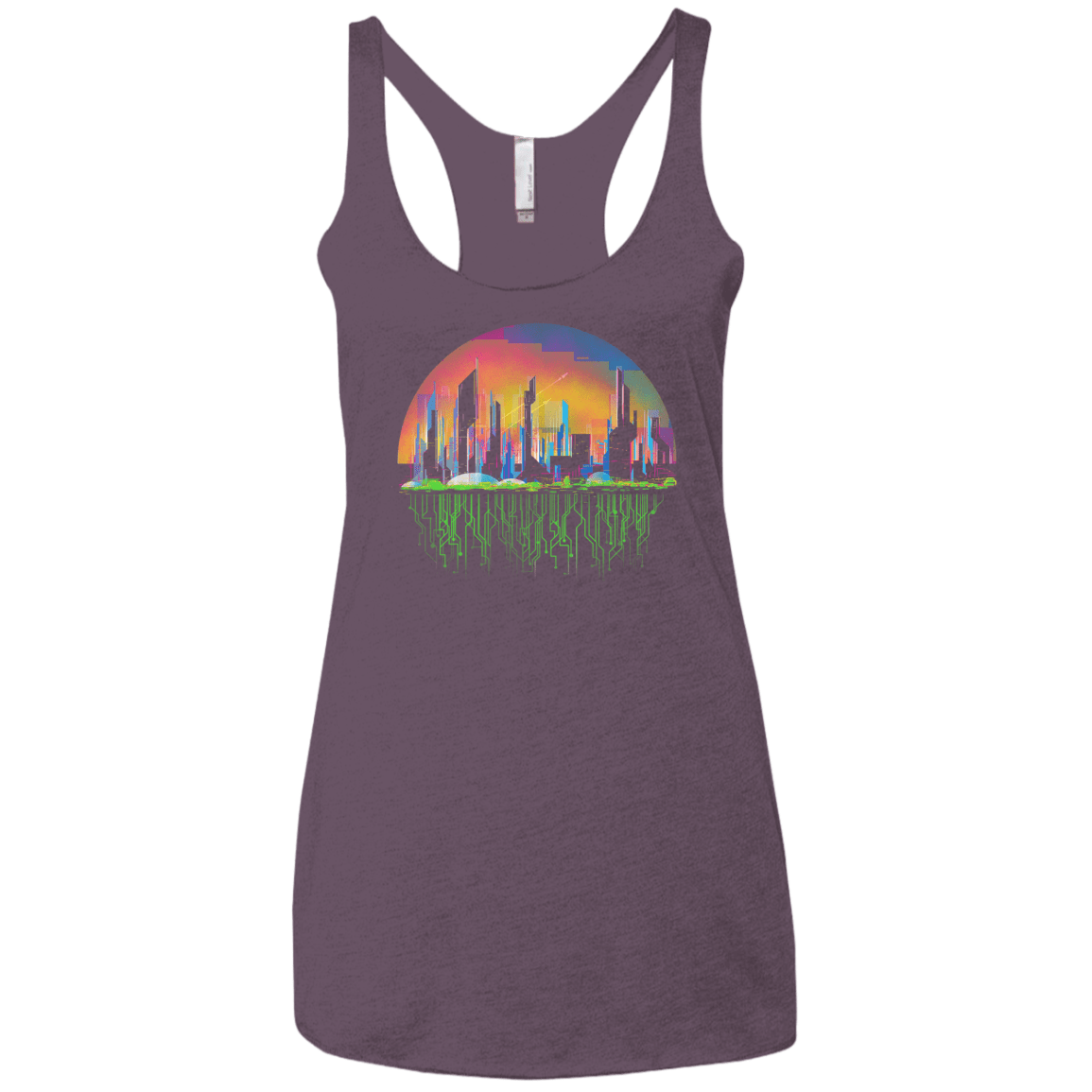 City of Tomorrow Women's Triblend Racerback Tank