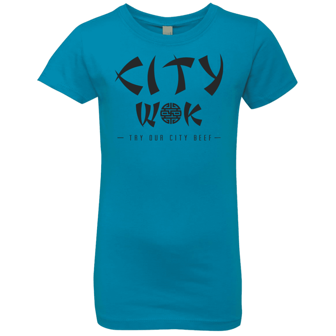 T-Shirts Turquoise / YXS City Wok Girls Premium T-Shirt