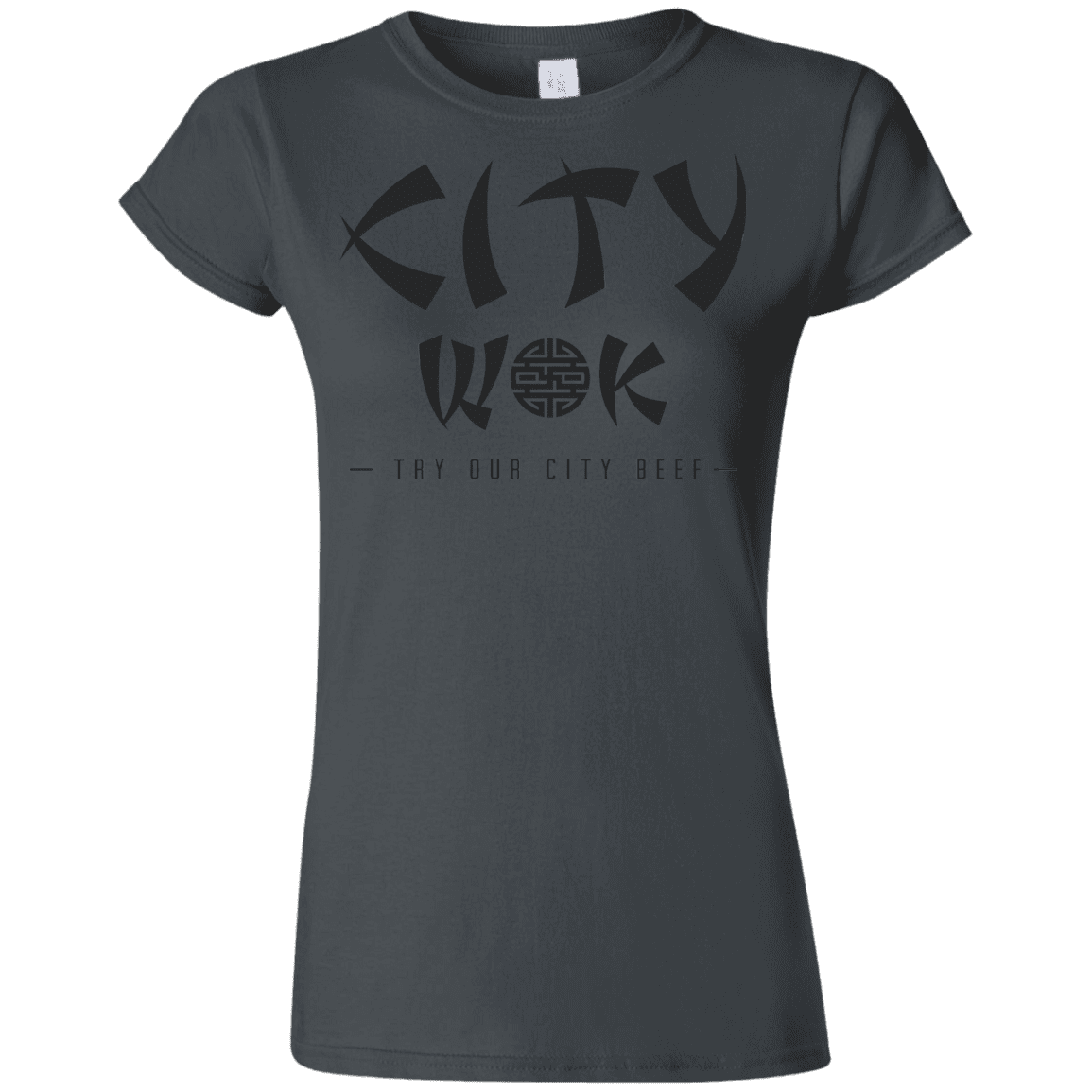 T-Shirts Charcoal / S City Wok Junior Slimmer-Fit T-Shirt