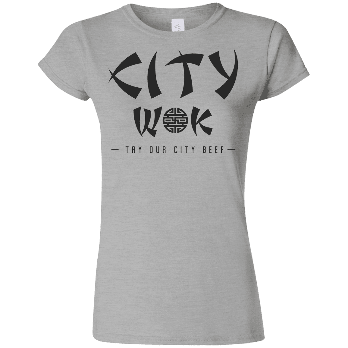 T-Shirts Sport Grey / S City Wok Junior Slimmer-Fit T-Shirt