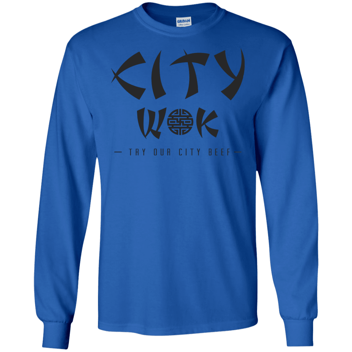 T-Shirts Royal / S City Wok Men's Long Sleeve T-Shirt