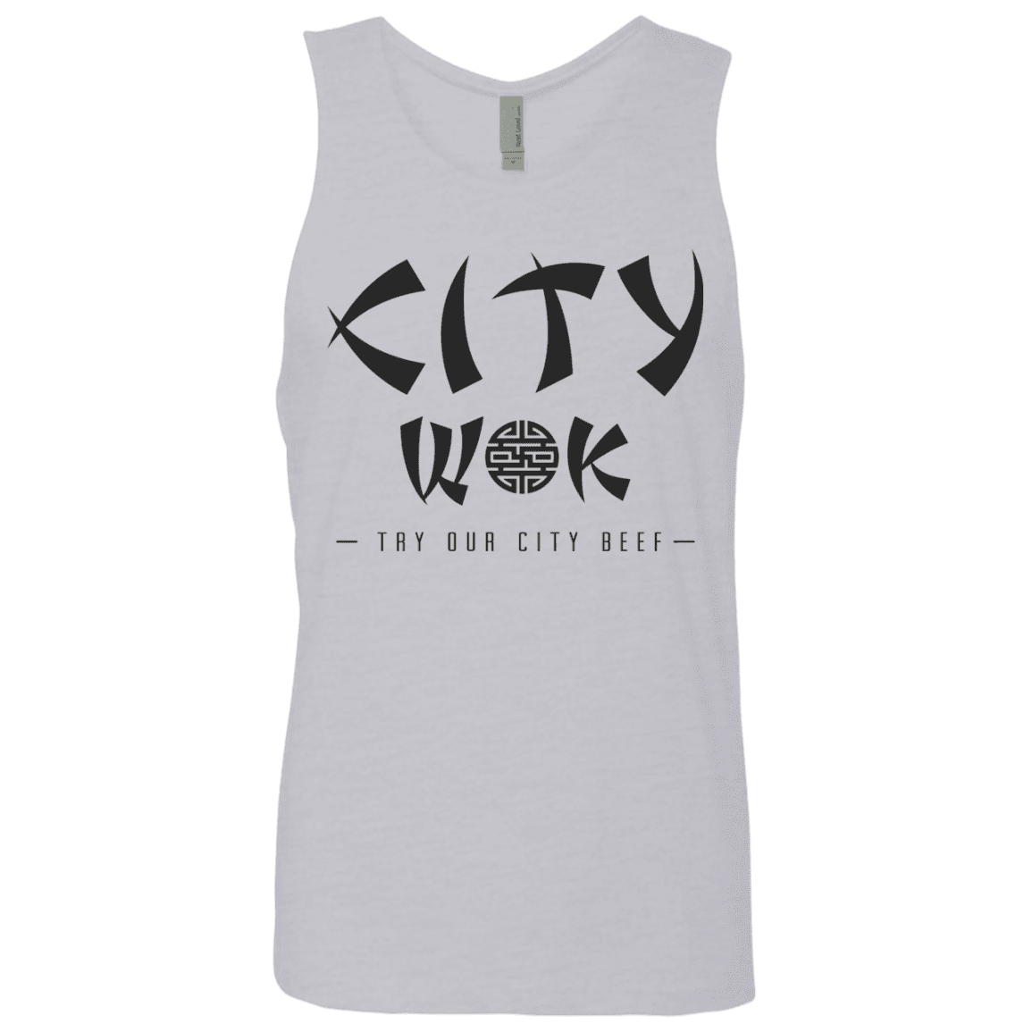 T-Shirts Heather Grey / S City Wok Men's Premium Tank Top