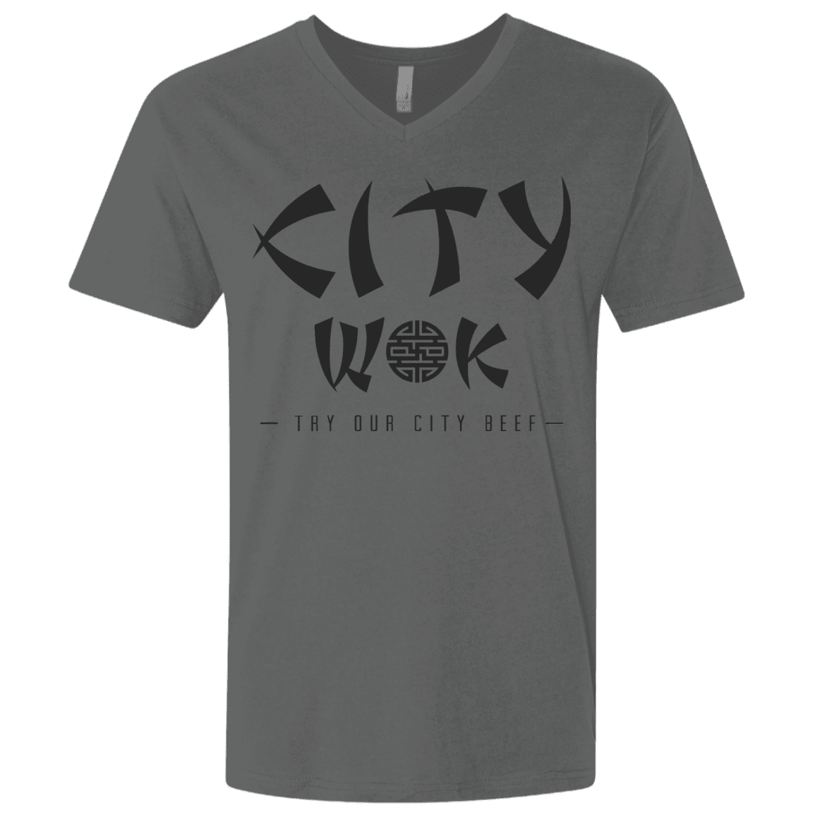 T-Shirts Heavy Metal / X-Small City Wok Men's Premium V-Neck