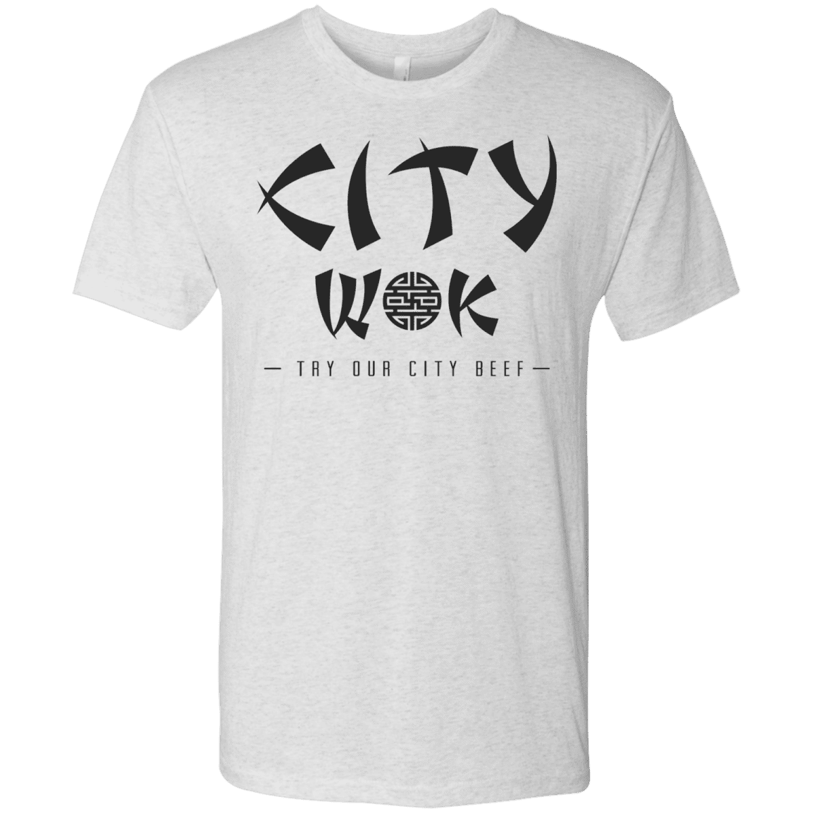 T-Shirts Heather White / S City Wok Men's Triblend T-Shirt