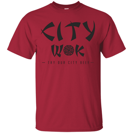 T-Shirts Cardinal / S City Wok T-Shirt