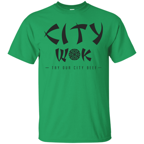T-Shirts Irish Green / S City Wok T-Shirt