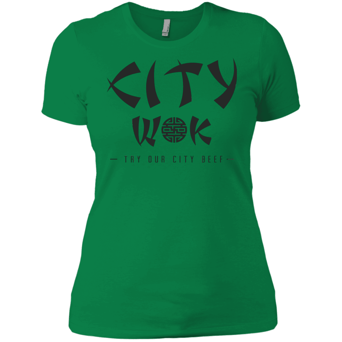 T-Shirts Kelly Green / X-Small City Wok Women's Premium T-Shirt