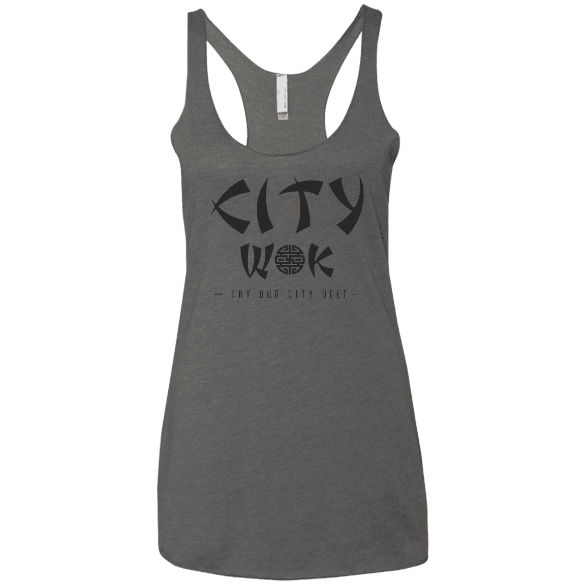 T-Shirts Premium Heather / X-Small City Wok Women's Triblend Racerback Tank