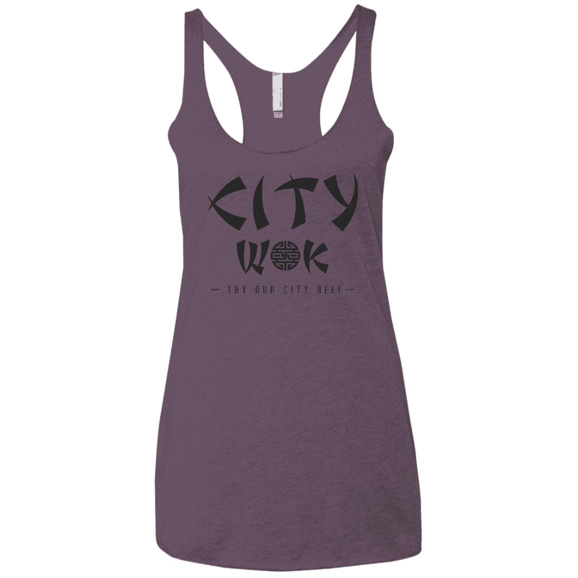 T-Shirts Vintage Purple / X-Small City Wok Women's Triblend Racerback Tank