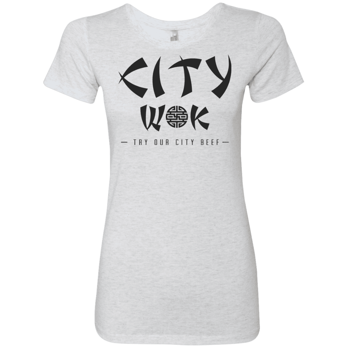 T-Shirts Heather White / S City Wok Women's Triblend T-Shirt