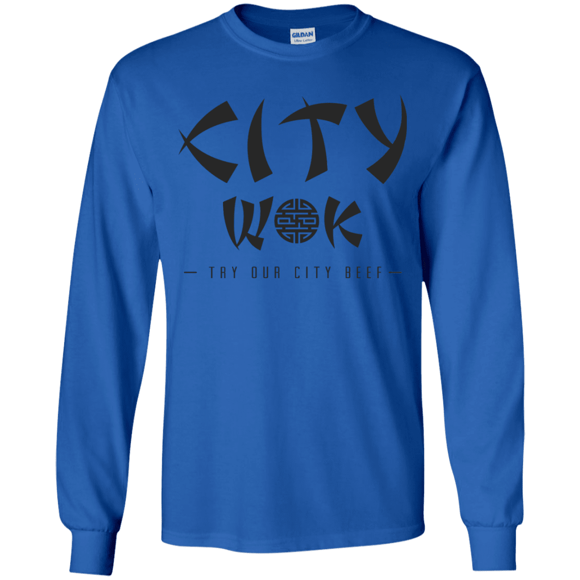 T-Shirts Royal / YS City Wok Youth Long Sleeve T-Shirt