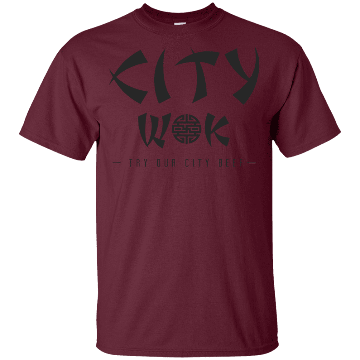 T-Shirts Maroon / YXS City Wok Youth T-Shirt
