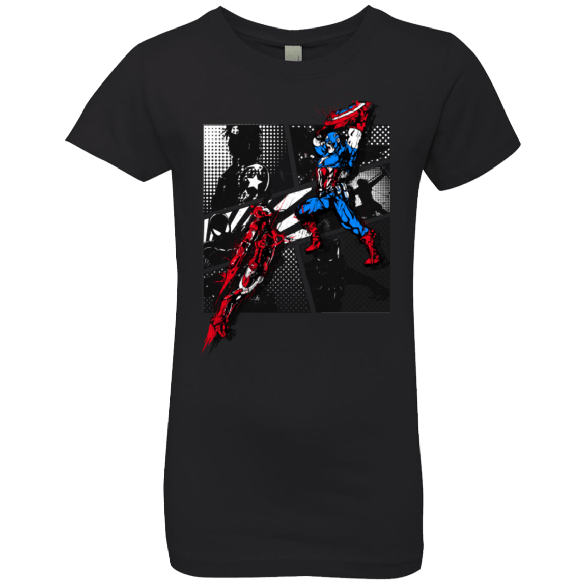 T-Shirts Black / YXS CIVIL WAR Girls Premium T-Shirt