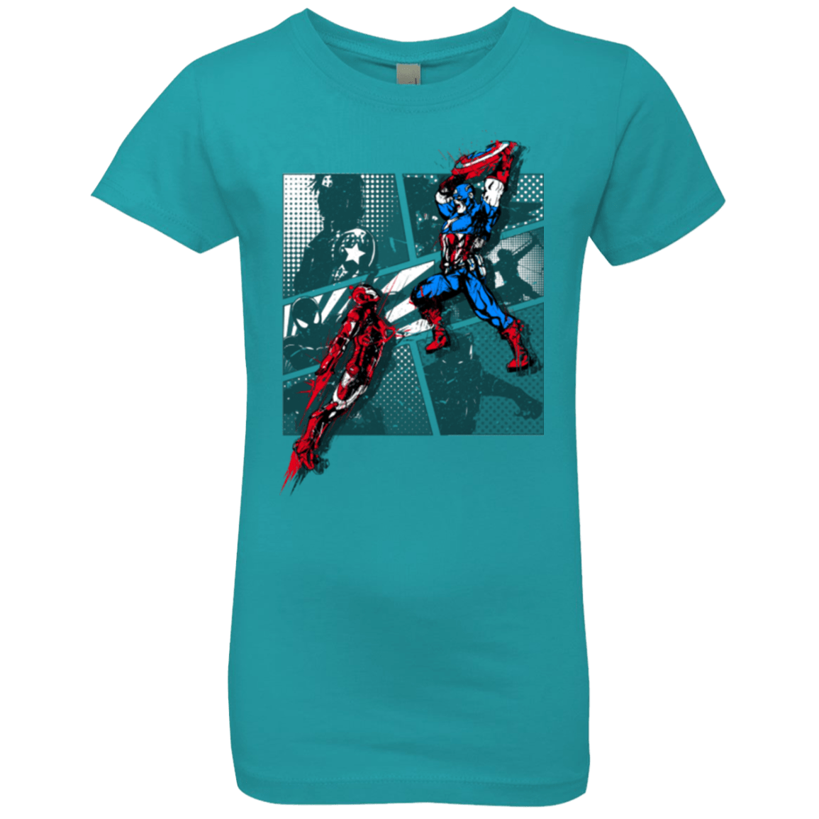 T-Shirts Tahiti Blue / YXS CIVIL WAR Girls Premium T-Shirt