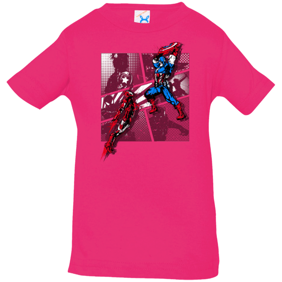 T-Shirts Hot Pink / 6 Months CIVIL WAR Infant PremiumT-Shirt
