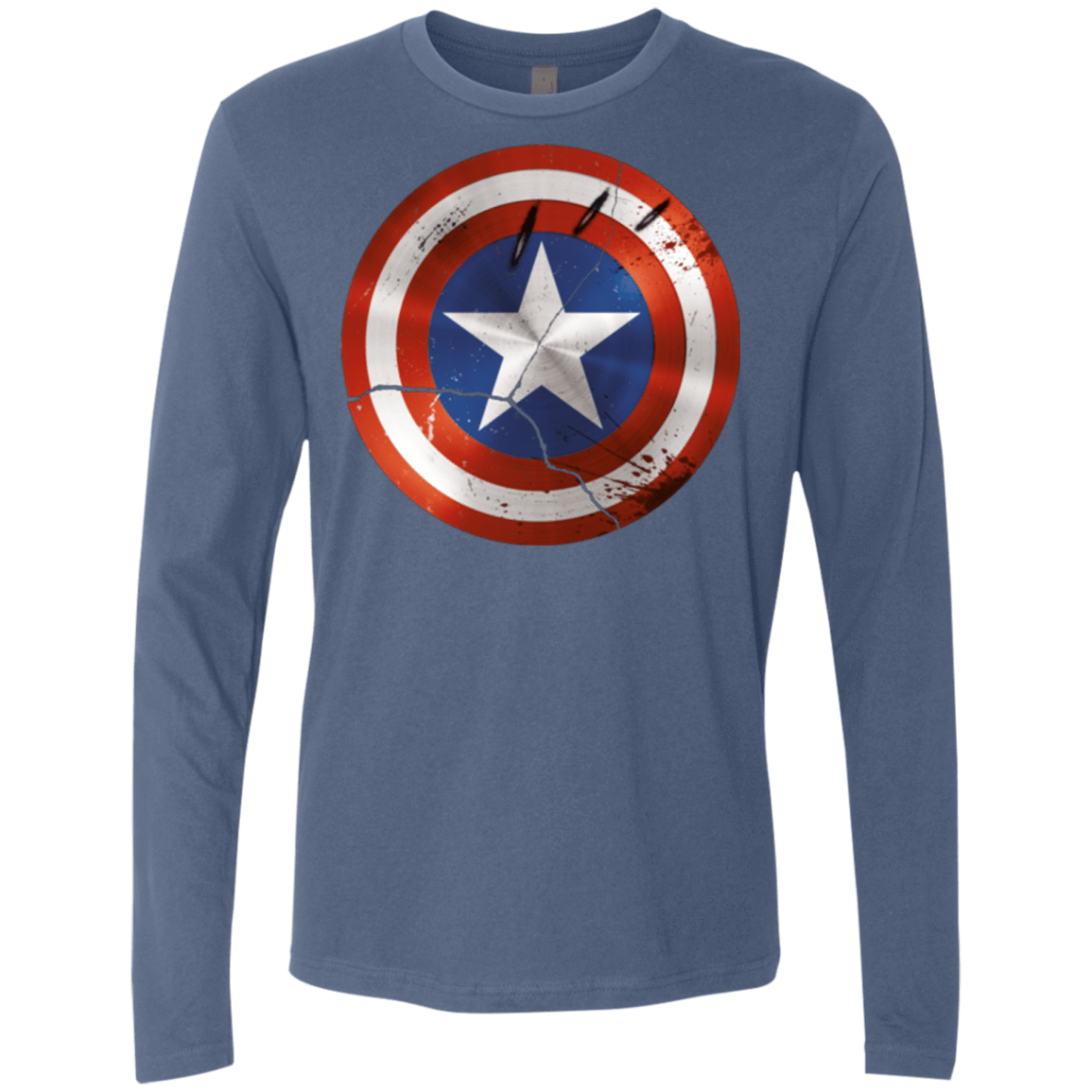 T-Shirts Indigo / S Civil War Men's Premium Long Sleeve