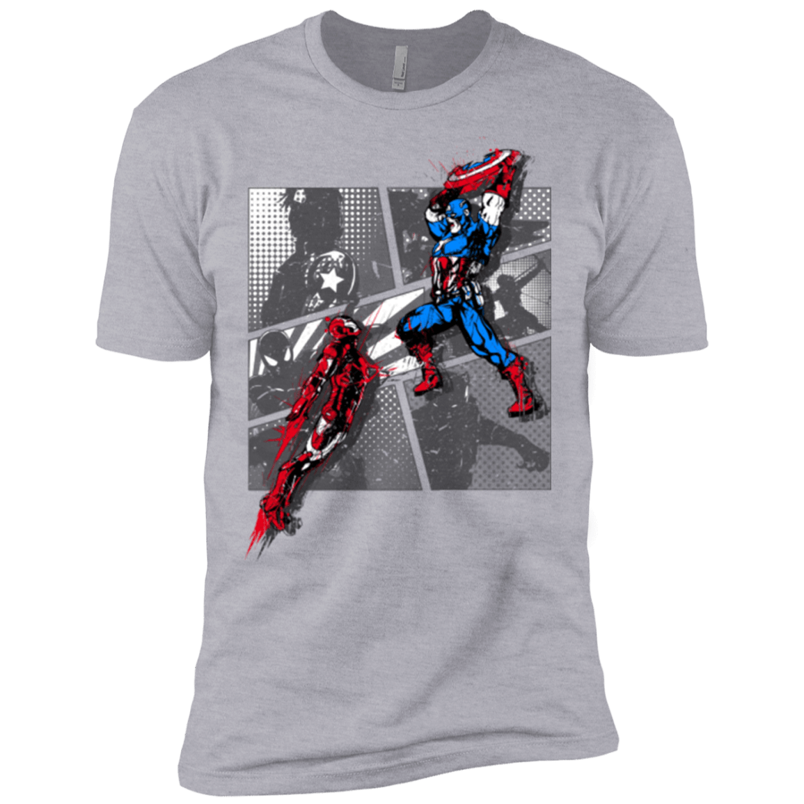 T-Shirts Heather Grey / X-Small CIVIL WAR Men's Premium T-Shirt