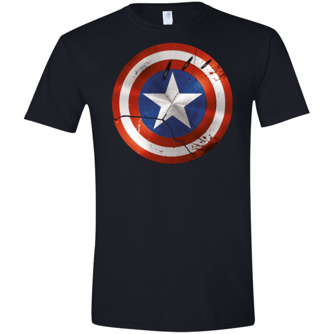 T-Shirts Black / X-Small Civil War Men's Semi-Fitted Softstyle