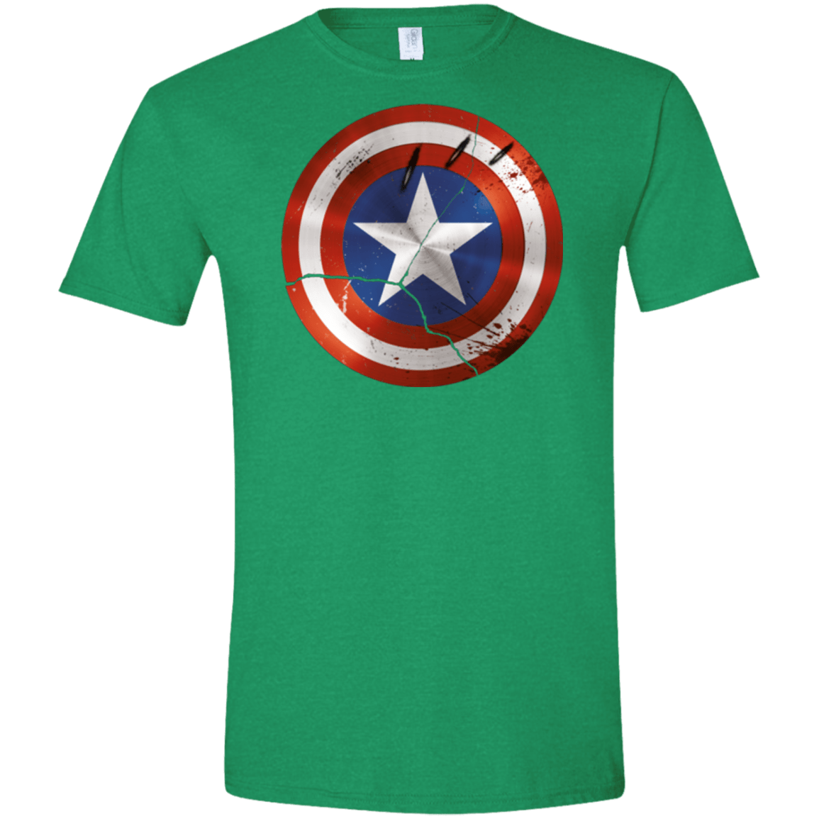 T-Shirts Heather Irish Green / S Civil War Men's Semi-Fitted Softstyle