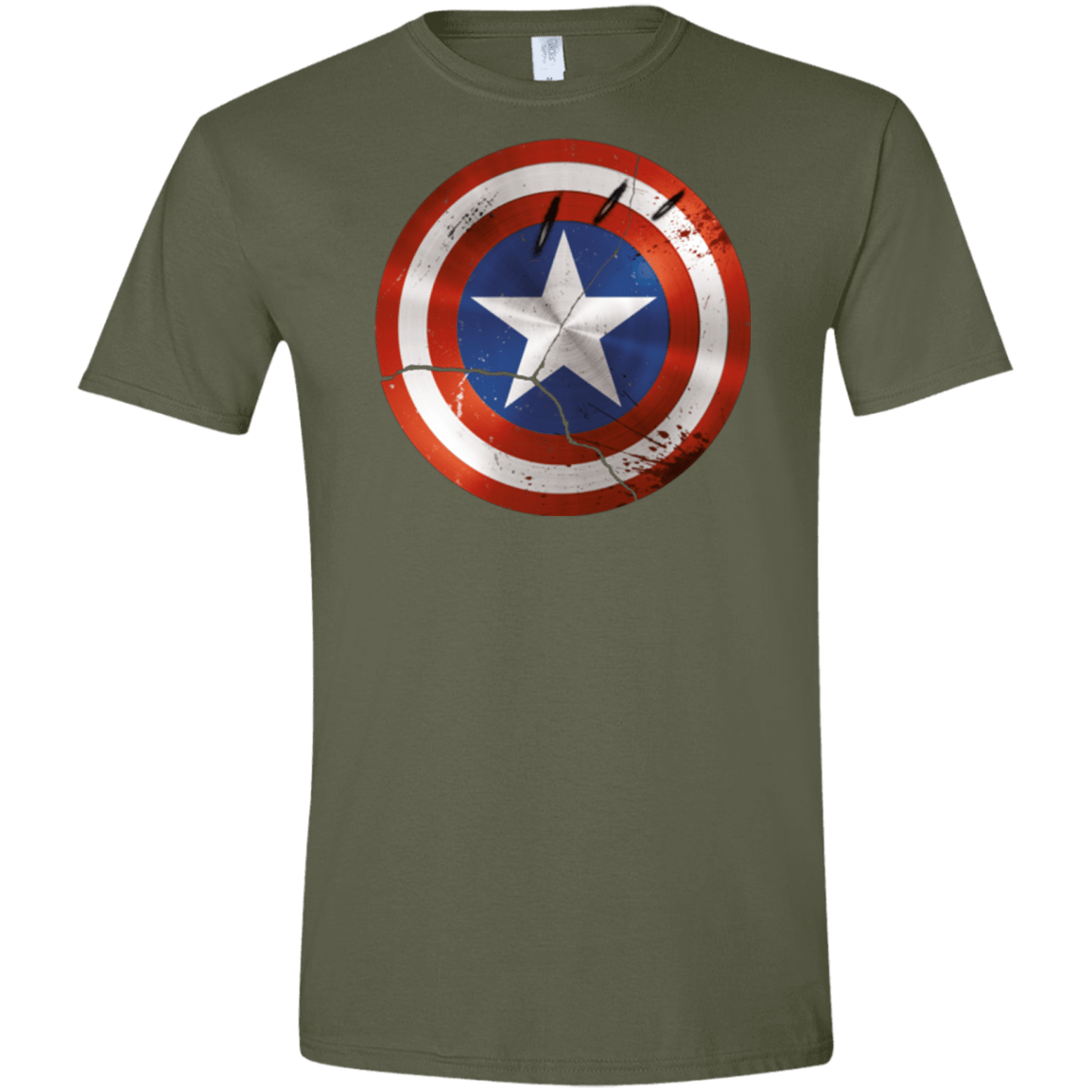T-Shirts Military Green / S Civil War Men's Semi-Fitted Softstyle