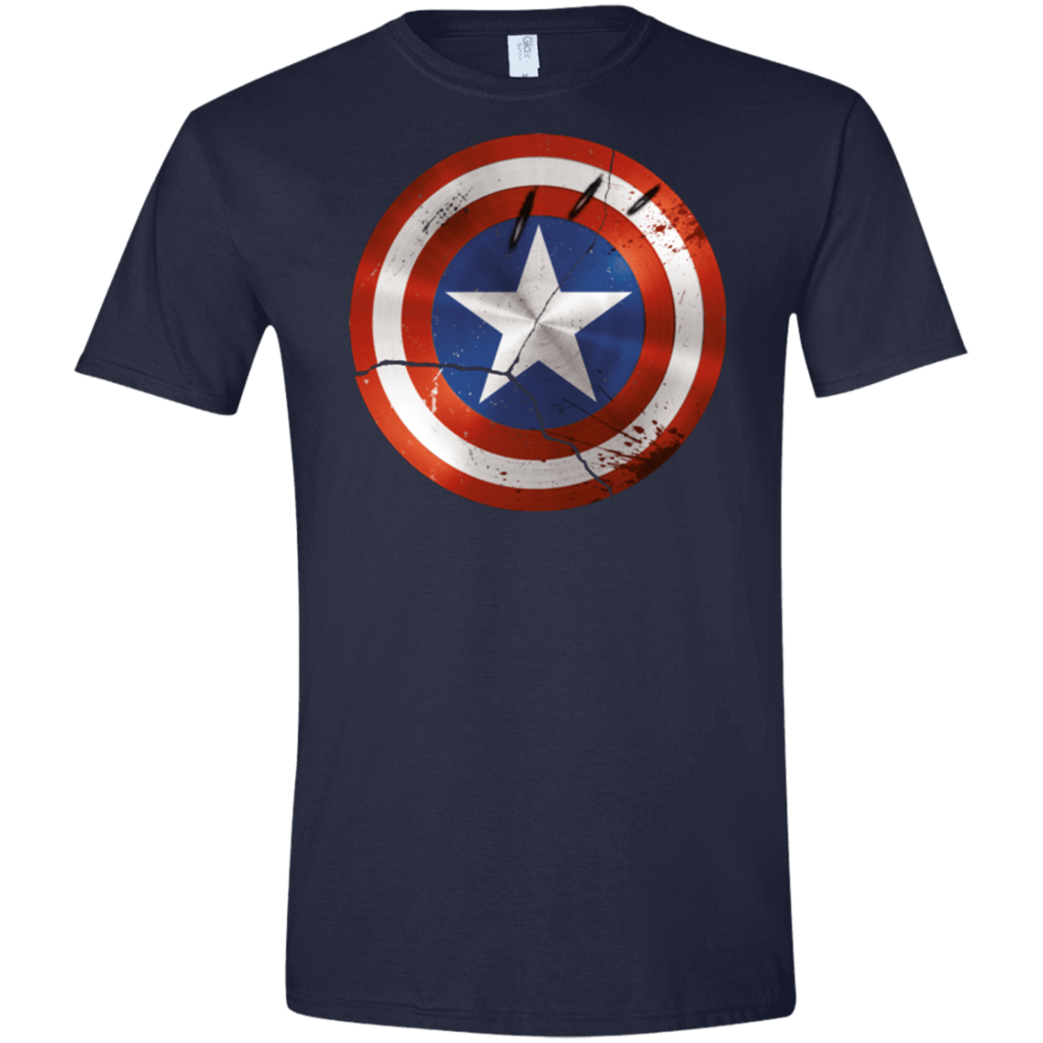 T-Shirts Navy / X-Small Civil War Men's Semi-Fitted Softstyle