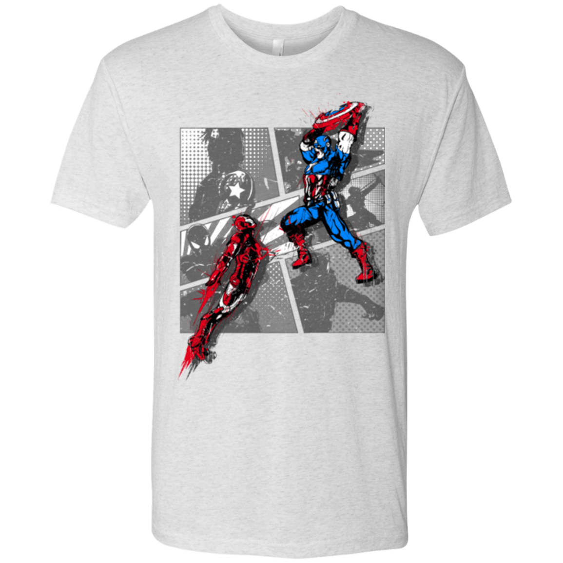 T-Shirts Heather White / Small CIVIL WAR Men's Triblend T-Shirt