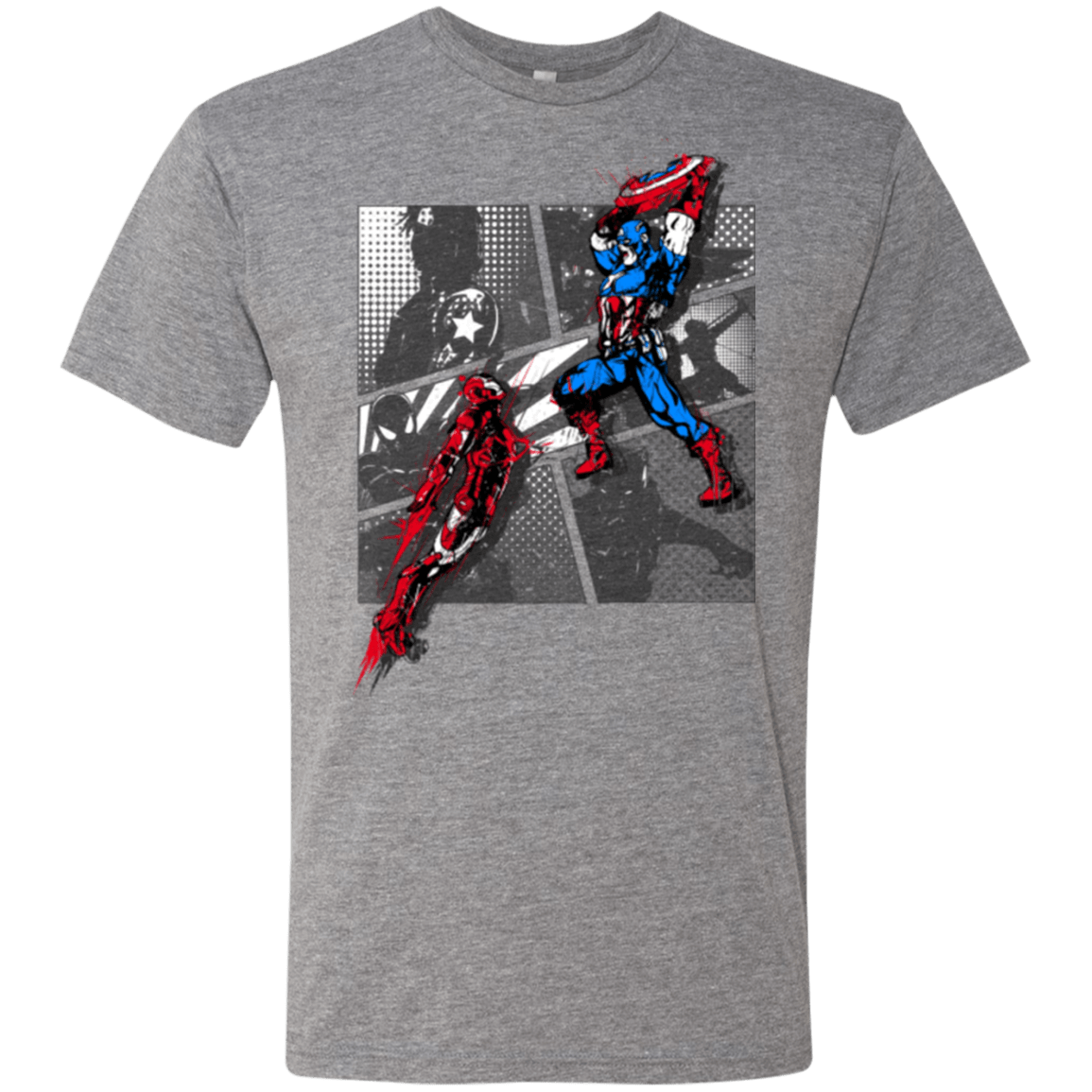 T-Shirts Premium Heather / Small CIVIL WAR Men's Triblend T-Shirt