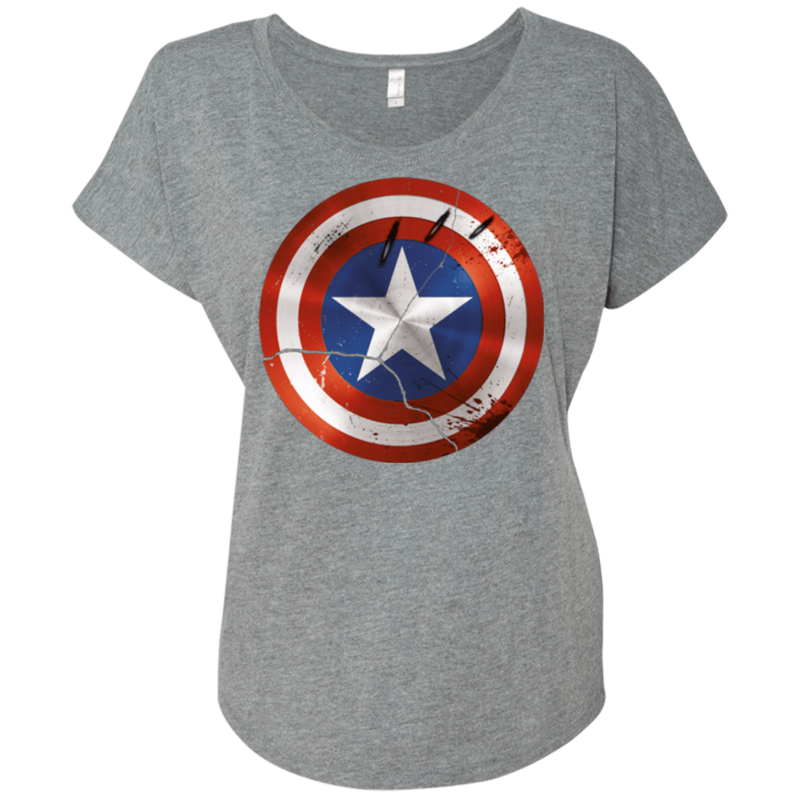 T-Shirts Premium Heather / X-Small Civil War Triblend Dolman Sleeve