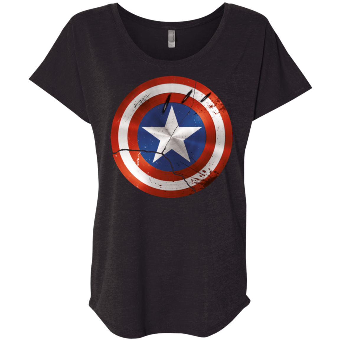 T-Shirts Vintage Black / X-Small Civil War Triblend Dolman Sleeve