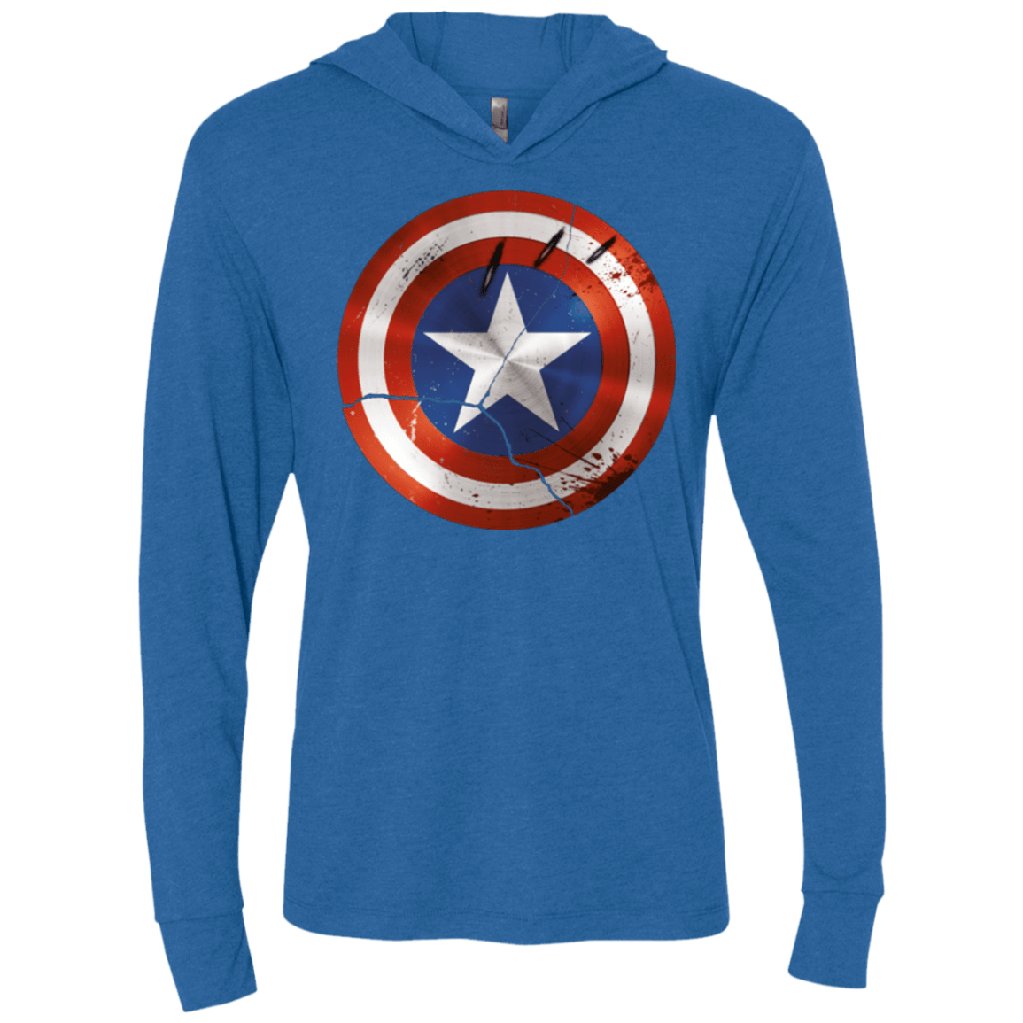 T-Shirts Vintage Royal / X-Small Civil War Triblend Long Sleeve Hoodie Tee
