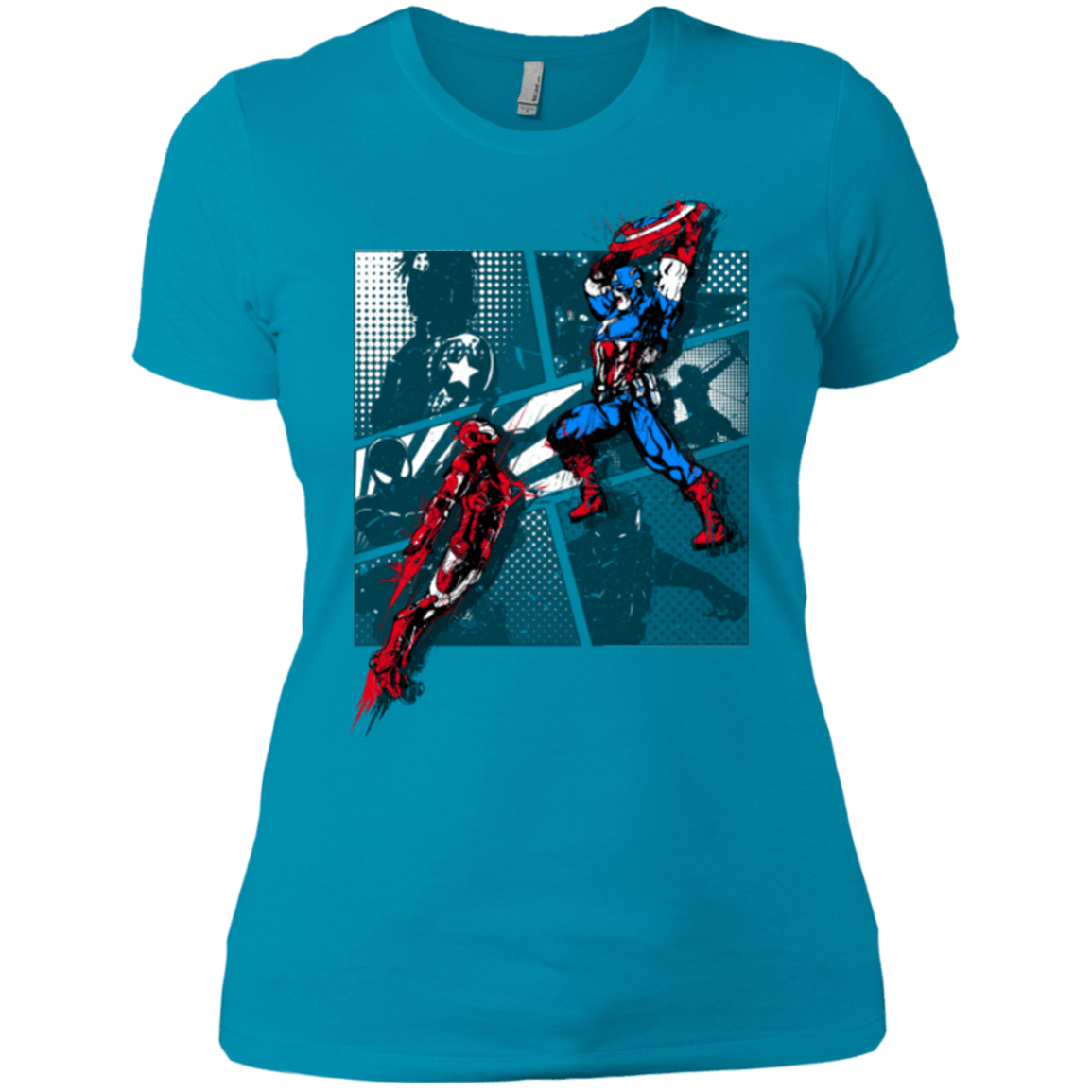 T-Shirts Turquoise / X-Small CIVIL WAR Women's Premium T-Shirt
