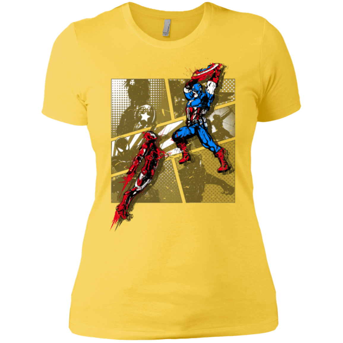 T-Shirts Vibrant Yellow / X-Small CIVIL WAR Women's Premium T-Shirt